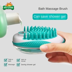 Productos promocionales de gran venta, cepillos de masaje para limpieza de mascotas, herramientas de baño para perros y gatos con función de presión de agua, peinado - Product Image 2
