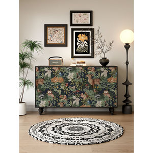 שולחן כתיבה מודרני קונסולת עץ מודרני סלון/חדר שינה/חדר שינה/משרד מחסן דירה/בית מלון - Product Image 4