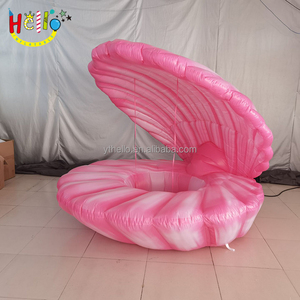 Decoración de Escenario, Conchas de Perla Inflables Personalizadas, Concha Marina Inflable, Vieiras Rosadas Inflables con Luz LED - Product Image 3