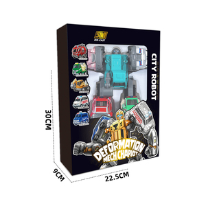 Voiture moulée sous pression en alliage résistant aux chocs et à l'usure 5 en 1 Robot <span class=keywords><strong>de</strong></span> déformation à démonter ensemble <span class=keywords><strong>de</strong></span> véhicules moulés sous pression - Product Image 4