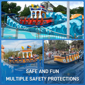 Équipement de parc d'attractions personnalisable pour surf rider extérieur en fibre de verre et acier avec équipement de sécurité - Product Image 6