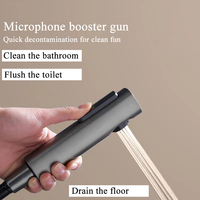 Espace aluminium pluie gris colonne de douche mitigeur robinet Chrome Piano Key ensembles de salle de bain Jet Massage Spray accessoires de salle de bain