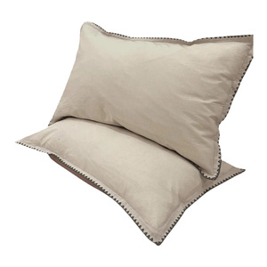 Fundas de Almohada Rectangulares de Algodón Puro 100% Transpirables para Uso Doméstico, Tamaño Individual - Product Image 1