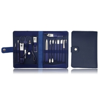 WELLFLYER MS-580 professionnel coupe-ongles Kit pédicure soins outils acier inoxydable hommes toilettage Kit voyage maison cadeau de noël