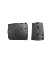 Pastillas de Freno para Camión Pesado FAW J6P390, Repuestos para Remolques, Pastillas de Freno Automotrices Nuevas, Zapatas de Freno de Tambor de Resina de Caucho Qinyan