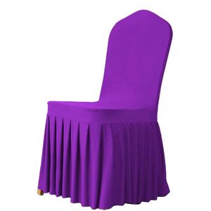 Fundas para Sillas al por Mayor, Económicas, para Fiestas al Aire Libre, Bodas, Impermeables, de Poliéster Resistente, Multiusos, Universales, Negras - Product Image 1