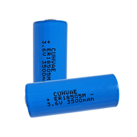 Baterai Lithium Li-SOCl2 ER18505M 3.6V 3500mAh dengan masa simpan 10 tahun untuk Peralatan Listrik, Peralatan Medis, Peralatan Rumah Tangga, dan Perangkat Pelacak