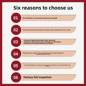 Compteur d'eau froide ultrasonique intelligent Mesure directe de l'eau potable NB-IoT LoRa Connectivité <span class=keywords><strong>Internet</strong></span> à distance sans fil - Product Image 3
