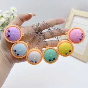 Cute Cartoon Backpack Key with Silicone Coating Looks Nice Is Fashionable It's a Cheap Party Gift Made of Silicone <b>Keychain</b> - Product Image 1