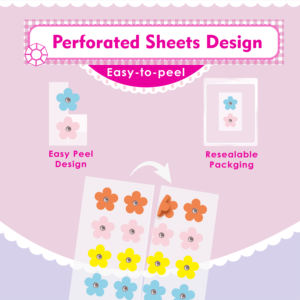 Stiker berkilau tahan air dengan Jerawat, stiker berlian modis, tambalan kristal untuk jerawat - Product Image 2