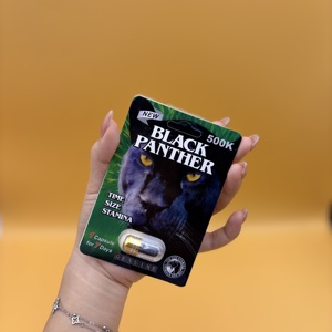 Cápsulas Black Panther 500k, Fórmula Herbal Original, Venta al por Mayor de Fábrica, Unas 500 Cápsulas, Dosis Diaria, Suplemento Nutricional para Hombres - Product Image 5