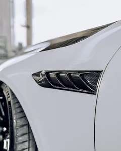 Kit carrosserie BTC en fibre de carbone pour Mercedes-Benz <span class=keywords><strong>AMG</strong></span> <span class=keywords><strong>GT</strong></span> <span class=keywords><strong>43</strong></span> 53 63 X290 TOP Car Style Pare-chocs avant arrière Spoiler Grille Jupes latérales - Product Image 4