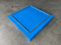 LYPALLETS Nouvelles palettes en plastique durables et hygiéniques, palettes robustes pour l'alimentation, les produits médicaux, les boissons, les produits pharmaceutiques