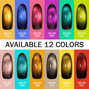 Caixuan personnalisé <span class=keywords><strong>verni</strong></span> semi-permanent peinture à ongles sans hema jaspe cat eye gel vernis ensembles - Product Image 3