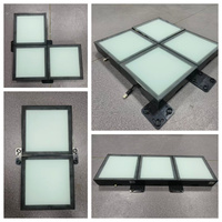 Carrelage LED lumineux activé par la pression pour éclairage interactif de chemins intérieurs et extérieurs