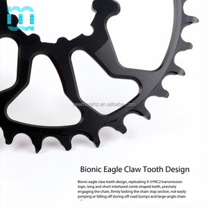 시모어 DUB 스피드니들 MTB 크랭크셋 CNC 알루미늄 160/165/170mm 3볼트 다이렉트 마운트 일체형 크랭크 산악 로드 자전거 크랭크 세트 - Product Image 2