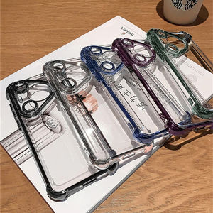 Placage de luxe antichoc armure étui transparent pour Huawei P70 <span class=keywords><strong>Pro</strong></span> Mate60 50 40 Magic6 5 4 <span class=keywords><strong>Pro</strong></span> quatre coins caméra verre - Product Image 3