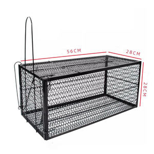 Levende Dieren Kooi Val Humane Kat Val Gegalvaniseerd Ijzer Met Handvat Voor Konijnen Eekhoorns Groundhogs - Product Image 2