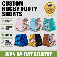 Shorts de rugby personnalisés FQ, imprimé léopard, impression par transfert thermique, vente en gros, shorts de chasse, d'entraînement, de sport, unisexe