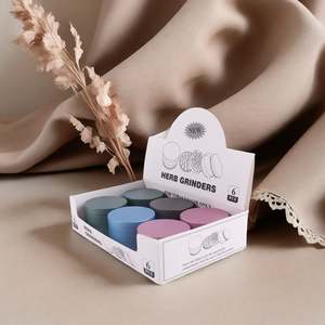 Broyeur à herbes en zinc 63 mm 4 pièces OEM/ODM en gros, broyeur à tabac avec peinture céramique - Product Image 1