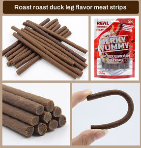 הסיטונאי מחמד פרימיום עם עוף רך ברווז רך רצועות בשרני כלב צ 'יו בשרני מרפא לחלבון שיניים - Product Image 6