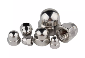 सही गुणवत्ता एम 6 एम 8 गोल सिर सुरक्षा फर्नीचर अखरोट हेक्सागोन सिर टोपी गुंबद नट अन्य फास्टनरों - Product Image 6