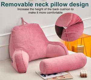 Tête de lit à mémoire ronde de type bonbon personnalisée grand oreiller de soutien du cou avec dossier de traversin - Product Image 2