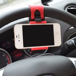 רכב הגה טלפון קליפ הר מחזיק אוניברסלי אופני אוטומטי מצלמה GPS Stand Bracket עבור טלפון