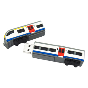 Nuova chiavetta USB originale in PVC a forma di tram, ad alta velocità 3.2, 128GB 64GB 32GB, per ufficio. - Product Image 4