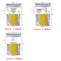 20/30/40/50pcs Almohadillas Limpiadoras de Cúrcuma y Ácido Kójico, Esponjas Faciales Exfoliantes para Limpieza y Cuidado de la Piel