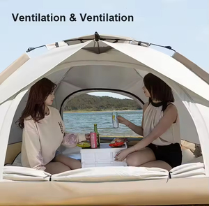 Carpa Portátil Moderna de Camuflaje de Apertura Rápida de Una Sola Capa, Automática, para las Cuatro Estaciones, para 2-3-4 Personas, Sin Necesidad de Instalación, Resistente al Viento, para Acampar - Product Image 6