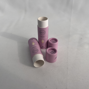 Biodegradable 10g Push up Paper Tube Packaging para cosméticos Bálsamo labial Vanishing Frosted Lipstick Containers Tube - Product Image 4