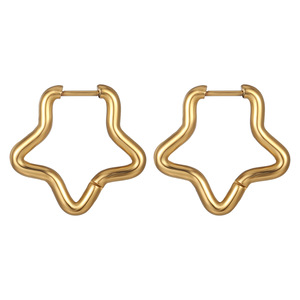 Pendientes de Aro Huggie de Acero Inoxidable |   Diseño Geométrico Minimalista en Formas Redondas, Cuadradas y de Corazón |   Hipoalergénico e Impermeable - Product Image 3