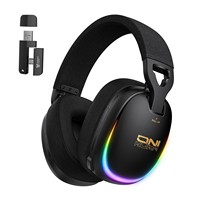 ONIKUMA GT805 Headset Gaming Nirkabel Quad-Mode 2.4G BT5.4 Over-Ear dengan Mikrofon ENC, Waktu Putar 60 Jam untuk PC PS5