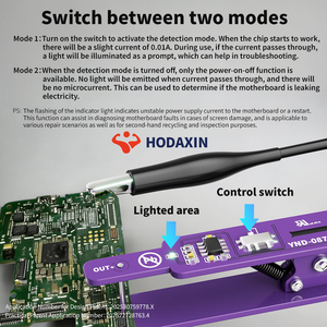 Pince d'alimentation universelle Lanrui M191 à clipser, activation en un clic pour réparation de cartes mères de téléphones <span class=keywords><strong>Apple</strong></span> et Android non cryptés - Product Image 6