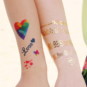 Tatuajes Temporales Impermeables <span class=keywords><strong>de</strong></span> Larga Duración para <span class=keywords><strong>Cara</strong></span> y Cuerpo - Papel/Película PET Ecológica No Tóxica, Diseño <span class=keywords><strong>Indio</strong></span> Sexy y a la Moda - Product Image 6