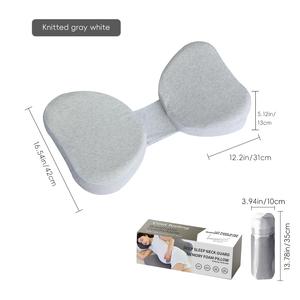 หมอนรองครรภ์เมมโมรี่โฟมสำหรับคุณแม่ตั้งครรภ์ ยี่ห้อ YUE RISE OEM พร้อมปลอกหุ้มถอดซักได้ สีเทา/ชมพู สำหรับธุรกิจด้านการดูแลคุณแม่ - Product Image 5