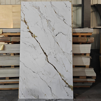 DÉCORATION D'ACCUEIL Nouvelle Arrivée Panneaux Muraux Haute Qualité Design Moderne Feuille de Marbre UV pour la Décoration Intérieure