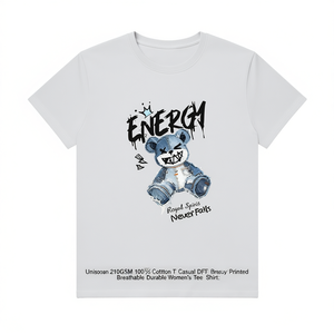 T-Shirt Unisex 210GSM 100% Cotone, Casual con Stampa DTF, Traspirante e Resistente, Maglietta da Donna - Product Image 2