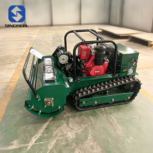 クローラー搭載型ヘビーデューティーRCブラシモア 15馬力エンジン プロ仕様マルチングシステム 1年保証 PLCコア 1000mm刈幅 - Product Image 5