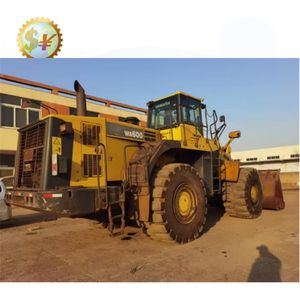 Grand chargeur utilisé de WA600-6 de la roue WA600 WA500 de chargeur de roue de WA600-3 de KOMATSU en bon état à vendre grand chargeur d'embout avant - Product Image 1