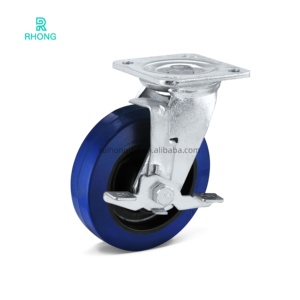 4 Zoll 5 Zoll 6 Zoll 8 Zoll <span class=keywords><strong>Heavy</strong></span> <span class=keywords><strong>Duty</strong></span> Caster Gummi Workbench Caster Wheels Trolley Industry Caster - Product Image 3