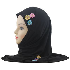 Hermoso Turbante Floral para Adultos, Lindo Pañuelo Malayo de Poliéster Jersey, Duradero, para las 4 Estaciones, Moderno, Hijab Instantáneo con Imán para Uso Diario - Product Image 5
