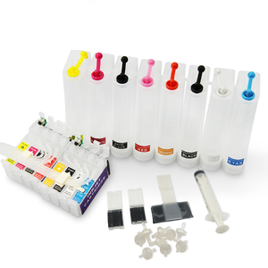 8 Màu T0870 - T0879 Trống Rỗng Có Thể Nạp Lại Hộp Mực <span class=keywords><strong>CISS</strong></span> Với Chip Vĩnh Viễn ARC Cho Máy In EPSON R1900 - Product Image 1