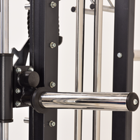 Machine Smith multifonctionnelle, équipement de gym à domicile avec croisement de câbles, pile de poids, appareil d'entraînement tout-en-un