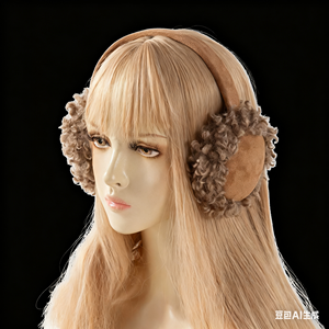 Meilleures ventes en gros à bas prix, <span class=keywords><strong>cache</strong></span>-oreilles en fourrure super chaud pour adultes, <span class=keywords><strong>cache</strong></span>-oreilles d'hiver en peluche pour l'extérieur - Product Image 2