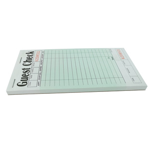 Tùy chỉnh-thực hiện hai mặt thứ tự pad cho nhà hàng thiết kế phổ biến với khách kiểm tra giấy & bìa in ấn sản phẩm - Product Image 4