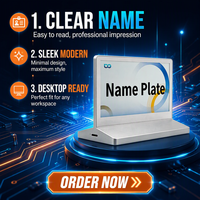 YUANXIAOWEI Kartu Nama Elektronik untuk Rapat, Tablet Nama Elektronik, Layar E-Ink Dua Sisi 7,3 Inci, Resolusi 800x480, USB Tipe-C