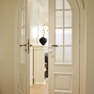 Porte d'Ingresso Principali in Legno Massello di Alta Qualità per Case Residenziali, Stile Francese - Product Image 4