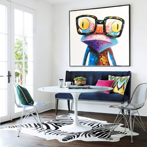Su ordine All'ingrosso Dipinta A Mano Pittura A Olio Animale Pop Art Felice Rana Su Tela di Canapa di <span class=keywords><strong>Arte</strong></span> <span class=keywords><strong>Della</strong></span> Parete Con Cornice - Product Image 1
